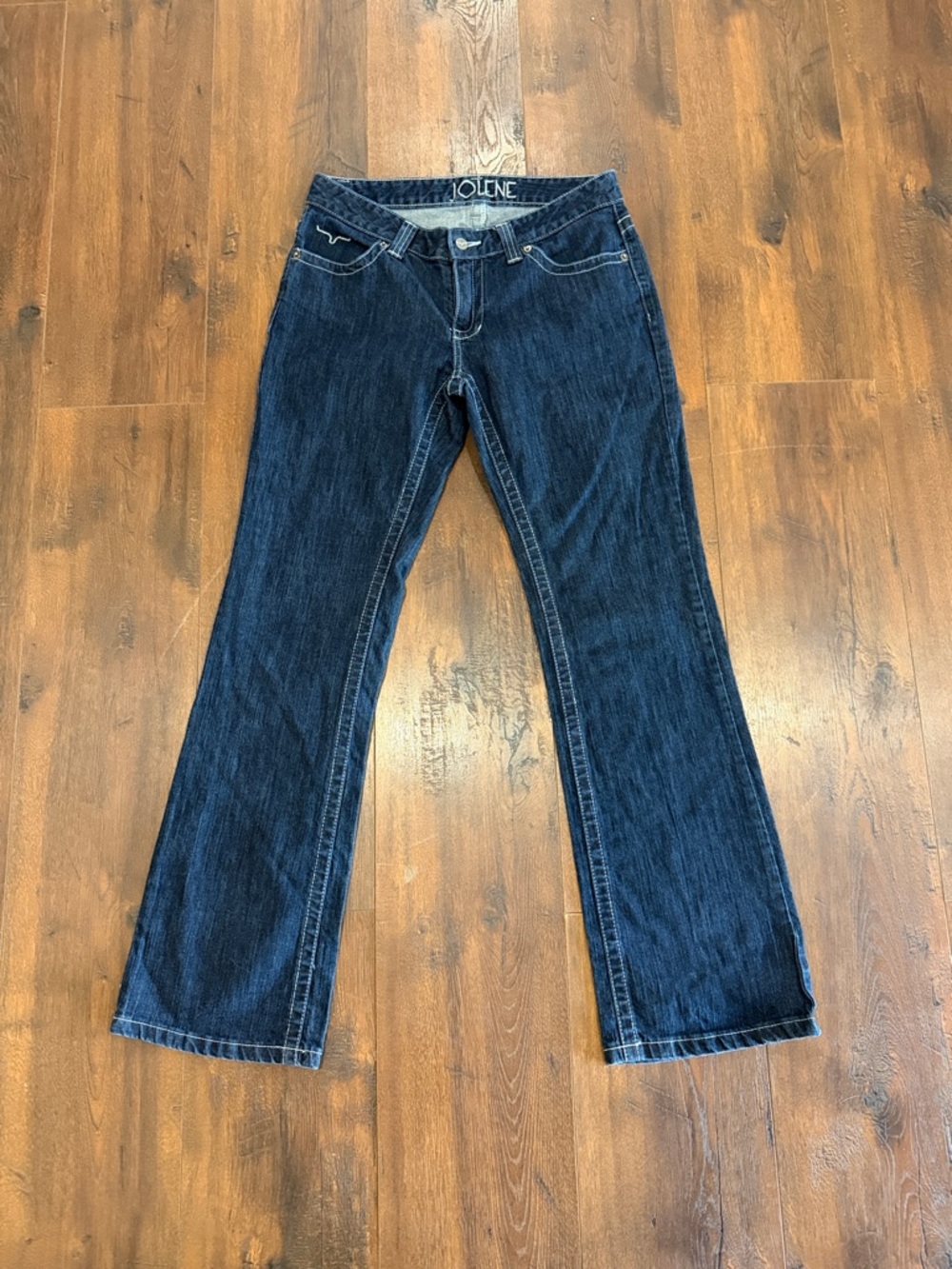 Kimes Ranch Jolene Low Rise Dark Indigo Bootcut Flare Jeans size 8/32 Western - Picture 4 of 7
